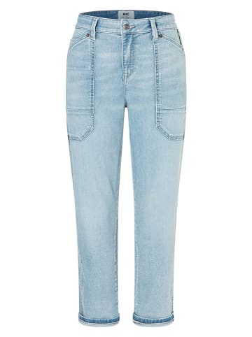 MAC Dżinsy "Iowa" - Relaxed fit - w kolorze błękitnym