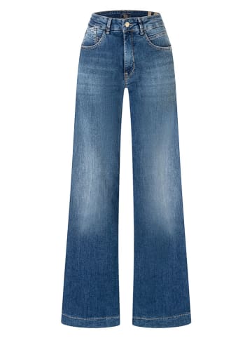 MAC Spijkerbroek "Rich Palazzo" - wide fit - blauw