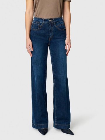 MAC Jeans "Rich Palazzo" - Wide fit - in Dunkelblau