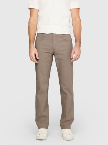 MAC Spodnie chino "Arne" w kolorze jasnobrązowym
