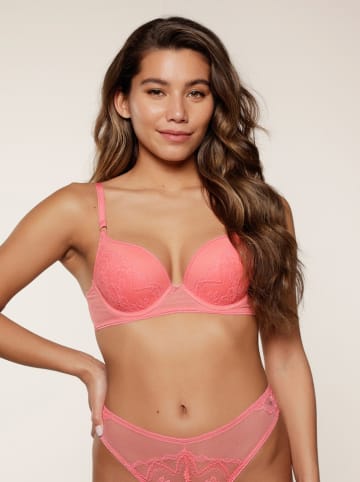 Linga Dore Push-up-BH in Koralle