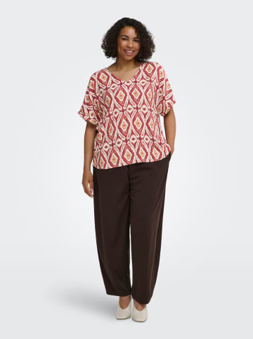 ONLY Carmakoma Bluse in Rot