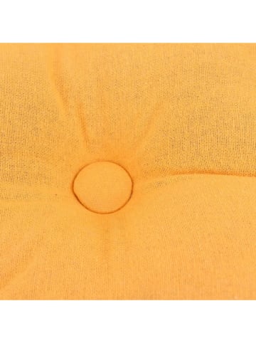 Ornami Bodenkissen "Ramla" in Orange - (L)40 x (B)40 cm