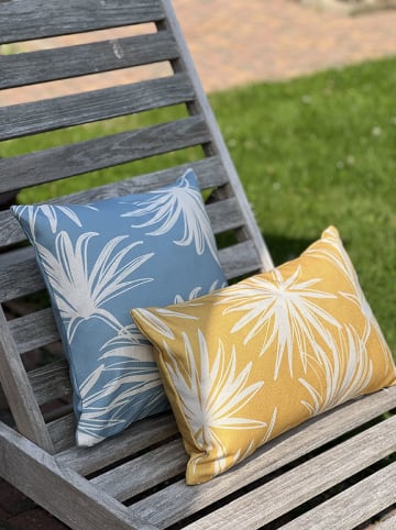 Ornami Outdoorkussen "Awena" lichtblauw - (L)40 x (B)40 cm