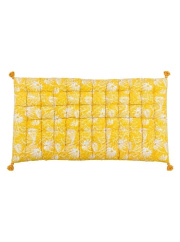 Ornami Futonkussen "Banga" geel - (L)120 x (B)60 cm