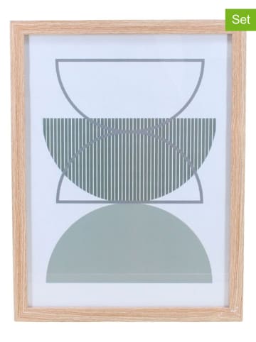 Ornami 2er-Set: Bilderrahmen in Natur - (B)33 x (H)43 cm