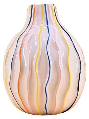 Ornami Vase in Bunt - (H)19 x Ø 15 cm