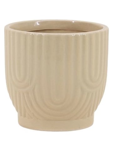 Ornami Bloempot beige - (H)12,5 x Ø 13 cm