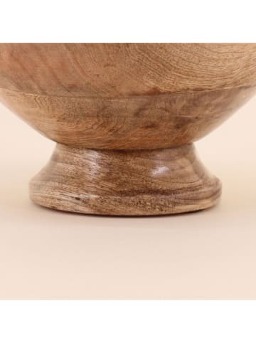 Ornami Dekoschale in Hellbraun - (H)12 x Ø 20 cm
