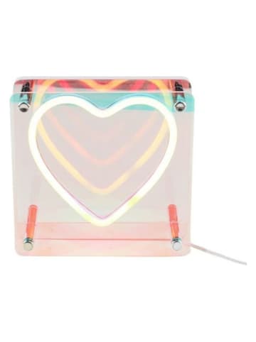 Ornami Dekoracyjna lampa LED "Heart" ze wzorem - 15 x 15 cm