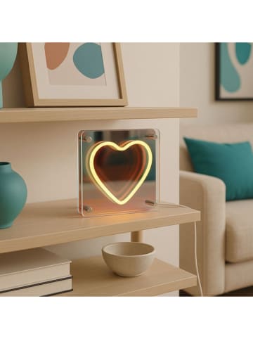 Ornami LED-Dekoleuchte "Heart" in Bunt - (B)15 x (H)15 cm