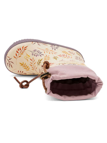 bisgaard Rubberlaarzen beige/paars
