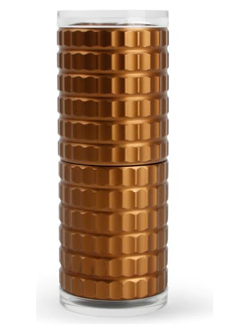 Salt and Pepper Zout- & pepermolen ''Savor'' goudkleurig - (H)12,5 cm