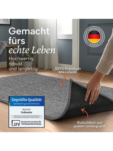 Blumtal Fußmatte ''Thora'' in Grau