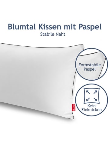 Blumtal 2-delige set: hoofdkussens ''Uno'' wit