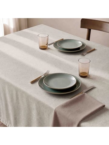 mint Deco Tischdecke "Basics Trim" in Creme