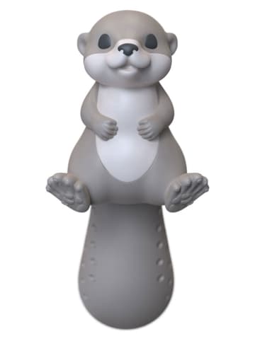 Winkee Tee-Ei ''Otter'' in Grau - (L)9,5 cm