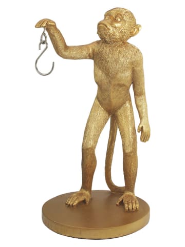 Winkee Bananenhalter ''Affe'' in Gold - (H)40 x Ø 20 cm