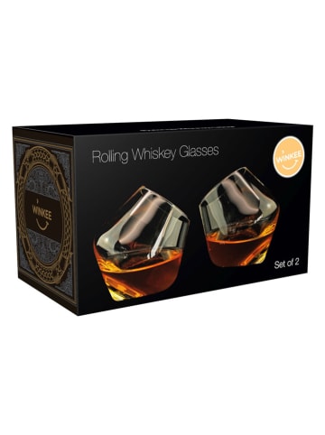 Winkee 2er-Set: Whiskeygläser - 430 ml