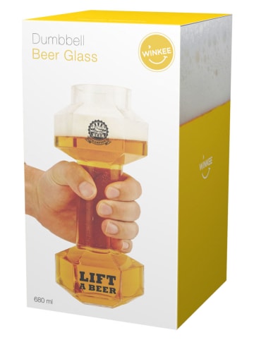 Winkee Bierglas ''Hantel'' - 680 ml