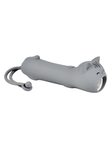 Winkee Taschenlampe ''Katze'' in Grau - (L)17,5 cm