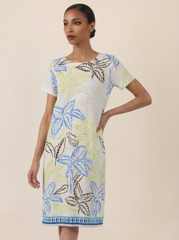 APART Jurk crème/lichtblauw/groen