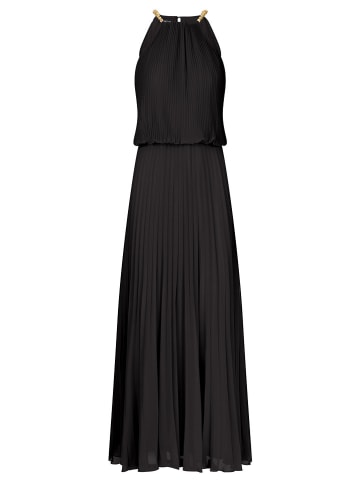 APART Plisseekleid in Schwarz
