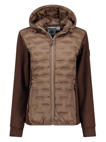 Geographical Norway Funktionsjacke in Beige/ Braun
