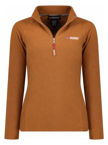 Geographical Norway Fleece trui lichtbruin