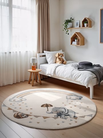 Villeroy & Boch Kurzflor-Teppich "Boho Kids" in Creme/ Beige/ Grau