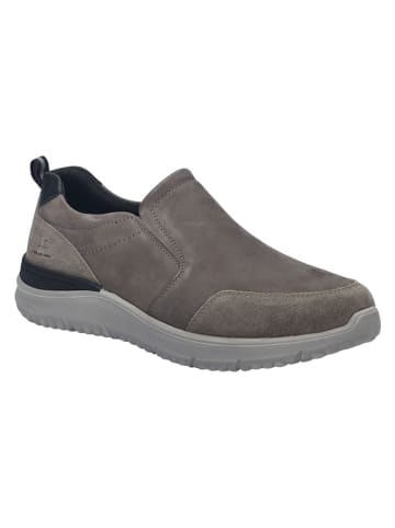 Josef Seibel Leder-Halbschuhe in Grau