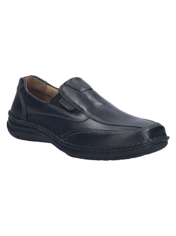 Josef Seibel Leder-Halbschuhe in Schwarz