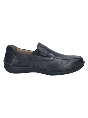 Josef Seibel Leder-Halbschuhe in Schwarz