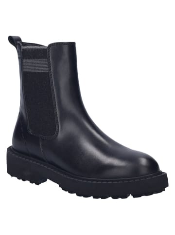 Josef Seibel Leder-Boots in Schwarz