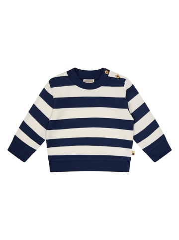 loud + proud Sweatshirt in Dunkelblau/ Creme
