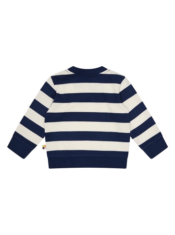 loud + proud Sweatshirt in Dunkelblau/ Creme