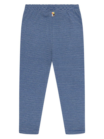 Legginsy w kolorze niebiesko-białym