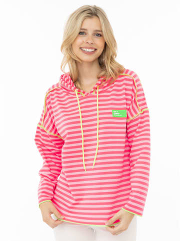 Zwillingsherz Hoodie in Rosa