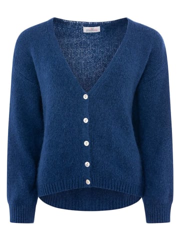Zwillingsherz Cardigan "Uni" in Dunkelblau