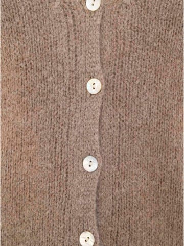 Zwillingsherz Cardigan "Uni" in Beige