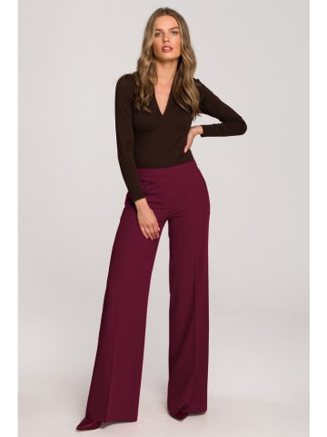 Stylove Marlenehose in Bordeaux