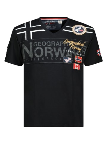 Geographical Norway Shirt "Jaradock" zwart
