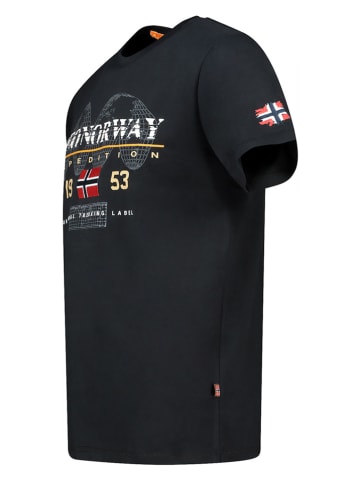 Geographical Norway Shirt "Jecking" zwart