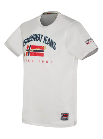 Geographical Norway Shirt "Jhagen" in Weiß