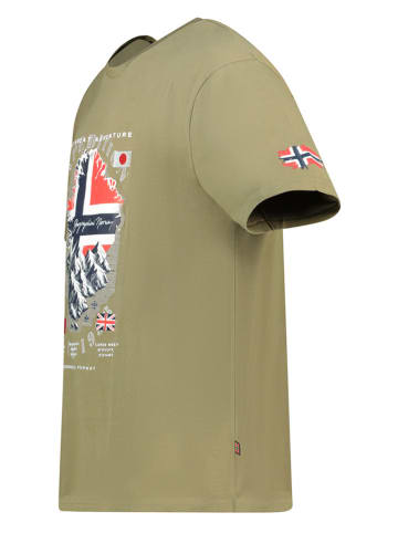 Geographical Norway Shirt "Jilief" in Khaki