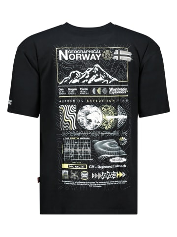 Geographical Norway Shirt "Joler" zwart