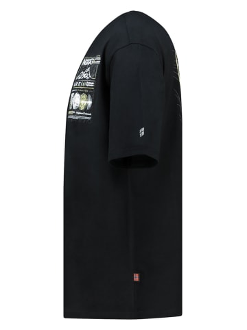 Geographical Norway Koszulka "Joler" w kolorze czarnym