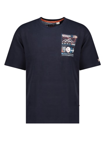 Geographical Norway Shirt "Joler" in Dunkelblau