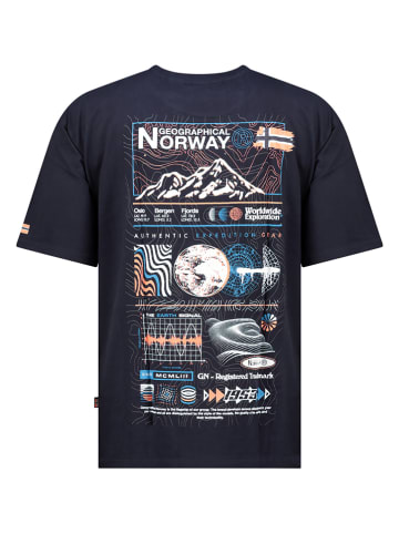 Geographical Norway Shirt "Joler" in Dunkelblau