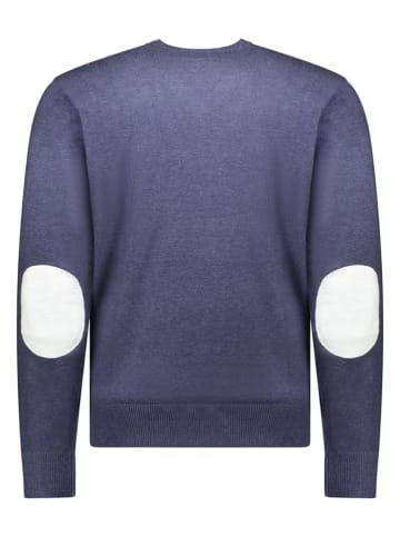 Geographical Norway Sweter "Fonte" w kolorze granatowym